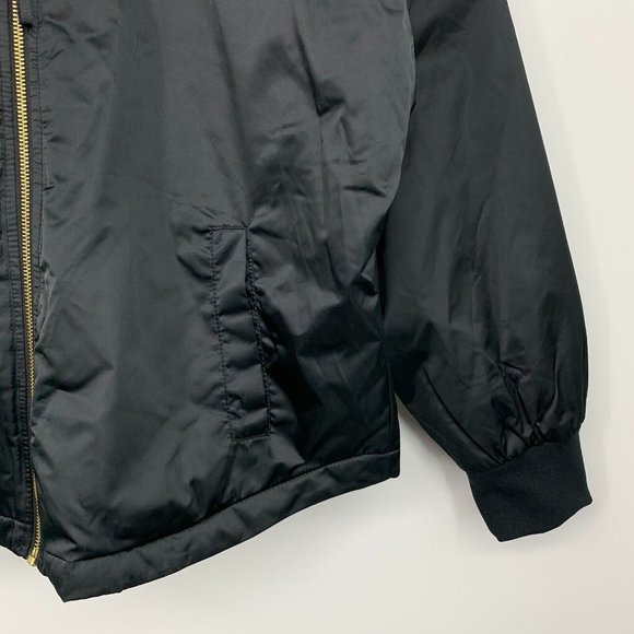 A New Day Bomber Jacket Black Full Zip Water Resistant NWT - Picture 6 of 10
